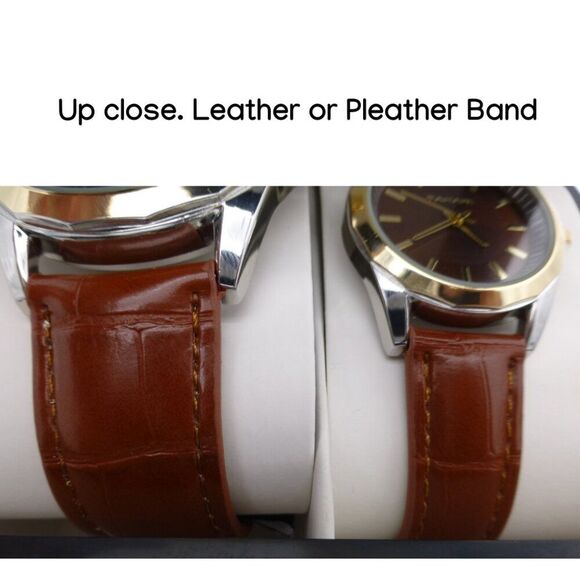 NIB - Tahari His and Her's Matching Watch Set (2 Watches) - Picture 9 of 11